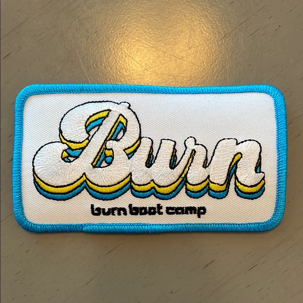 Burn Boot Camp iron on patch. 100 camp reward. New